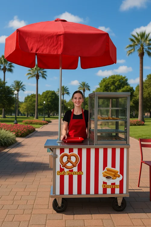 Churros And Soft Pretzel Station rental from Bounce On Rentals