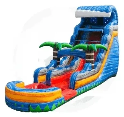 18ft FireBlast Tsunami Slide WET